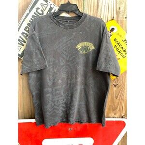 Vintage 90s Grey vintage Gecko Hawaii all over print tee Hawaii Size L